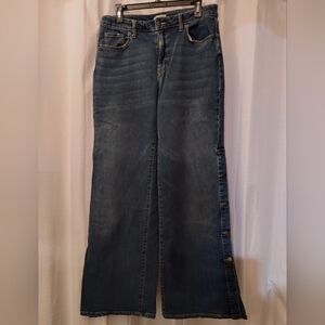 Nili Lotan for target wide leg jeans